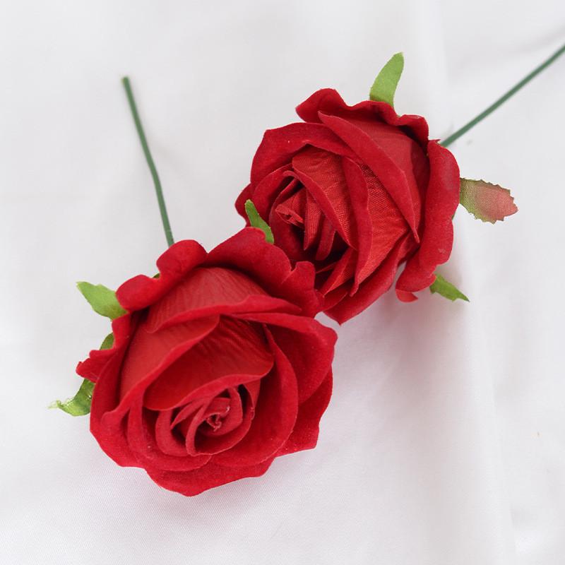 Autodekoration mit künstlichen Rosen und Seidenblumen für Hochzeiten, Valentinstag und Partys