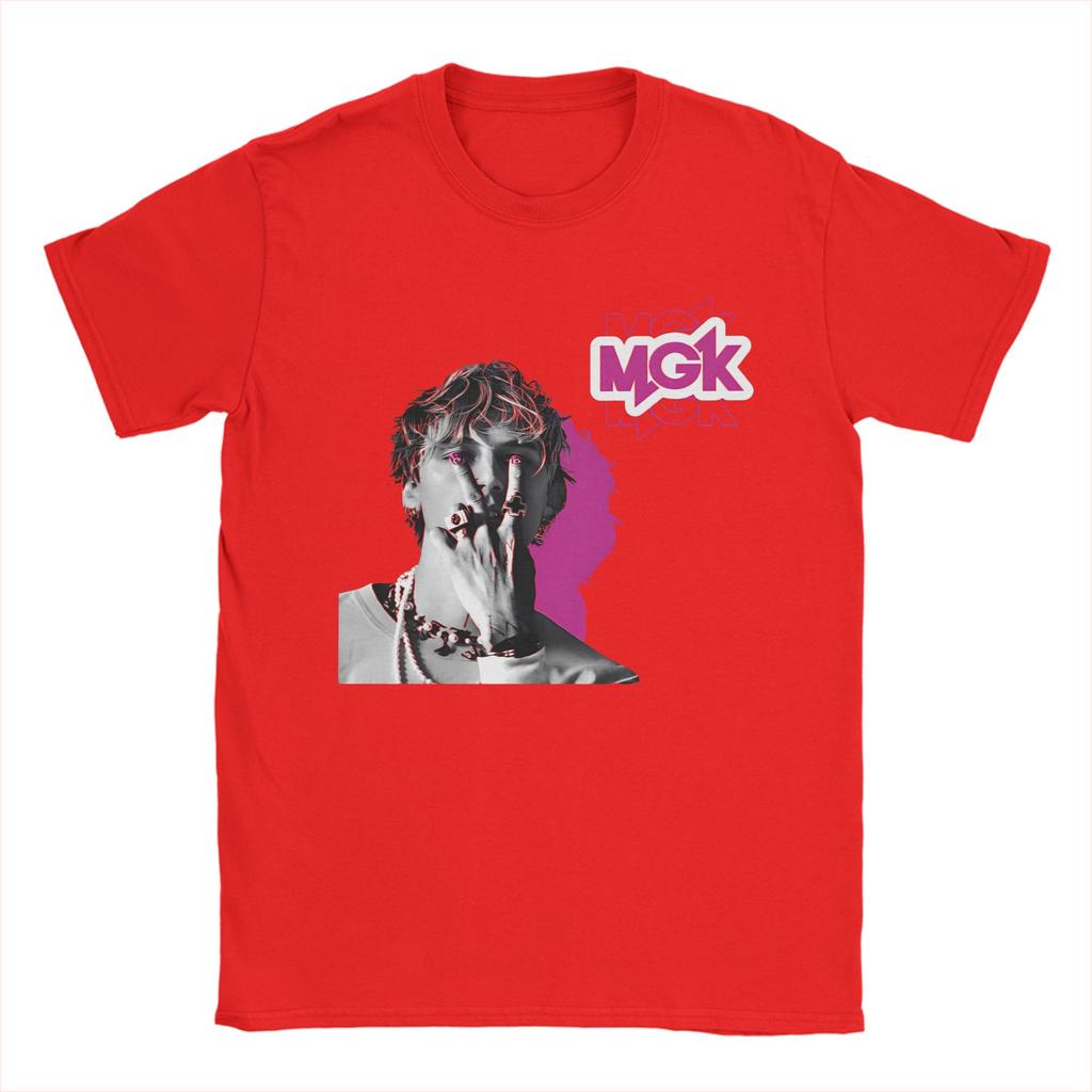 Harajuku T Shirt MGK Singer Cotton T Shirts Hip Hop Tshirt for Men Summer Y2K Funny Design Short Sleeve Tees
