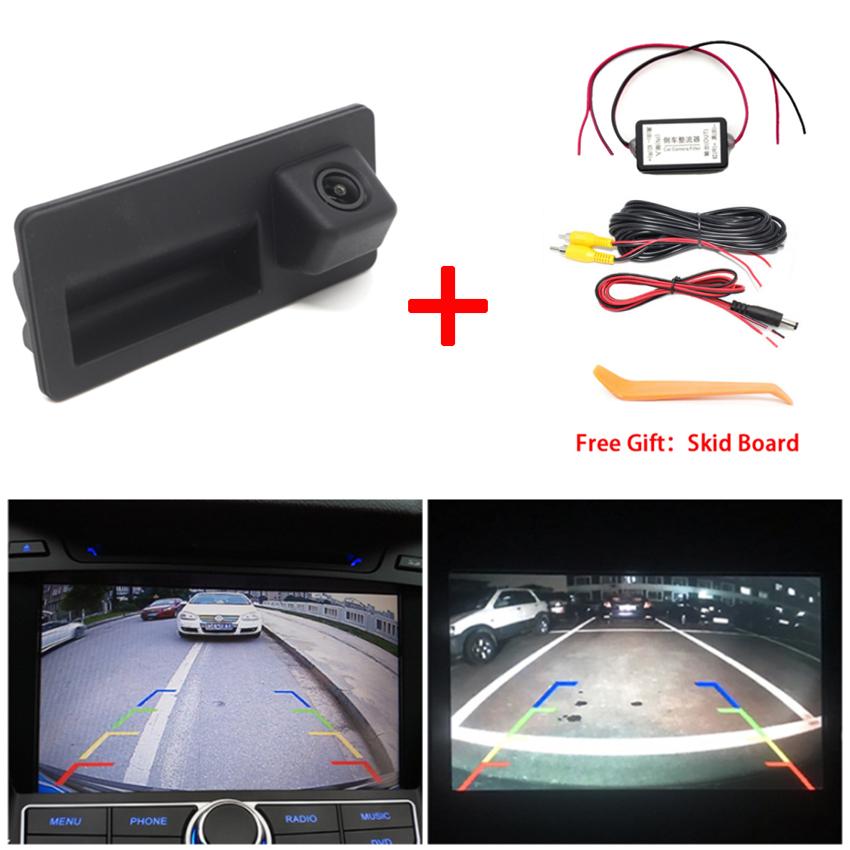Car Trunk Handle Camera For Volkswagen For VW Passat Variat B6 B7 Wagon Sedan 2008~2015 CCD Night Visioin Rear View Camera