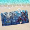 Date A Live Cartoon Microfiber Blanket Quick Drying Beach Towels Oversized Printing Super Absorbent Pool Towel Blanket