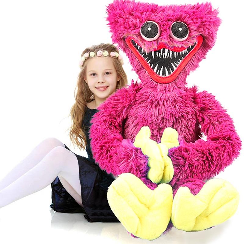 2022 Hot 40cm/ 80cm/1m Giant Size Huggy Wuggy Plush Toy Poppy Playtime Game Hague Vagi Soft Stuffed Toys Cute Cartoon Kids Dolls