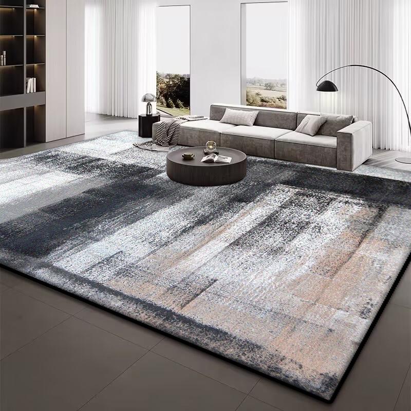 

Современный простой серый ковер для украшения гостиной, большой площади, мягкий ковер для отдыха, скандинавские ковры для спальни, моющийся, противоскользящий коврик для пола 60*90cm