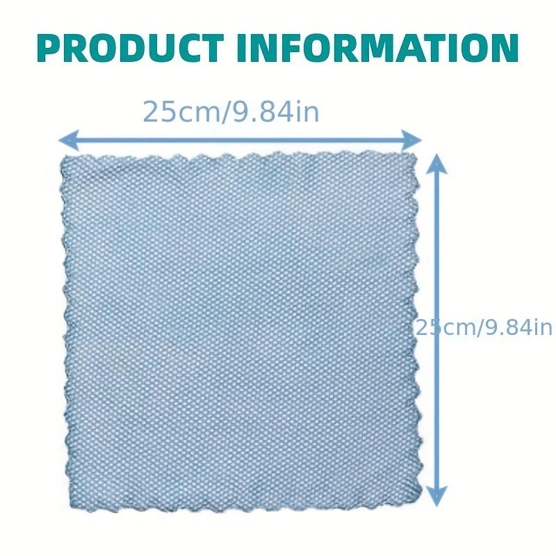 Microfiber Glass Cleaning Cloth Rag Lint-Free For Windows Car Kitchen Mirror No Trace Reusable Fish Scale Rag Polishing