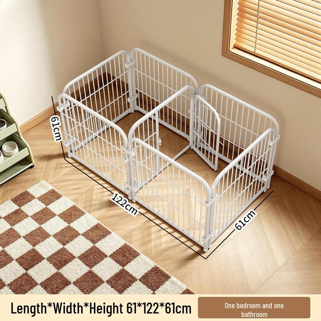 Adjustable Indoor Dog Cage and Fence for Small, Medium, and Large Dogs