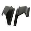 Pair Black Motorcycle Front Fairing Winglet Aerodynamic Wing Side Spoiler Cover