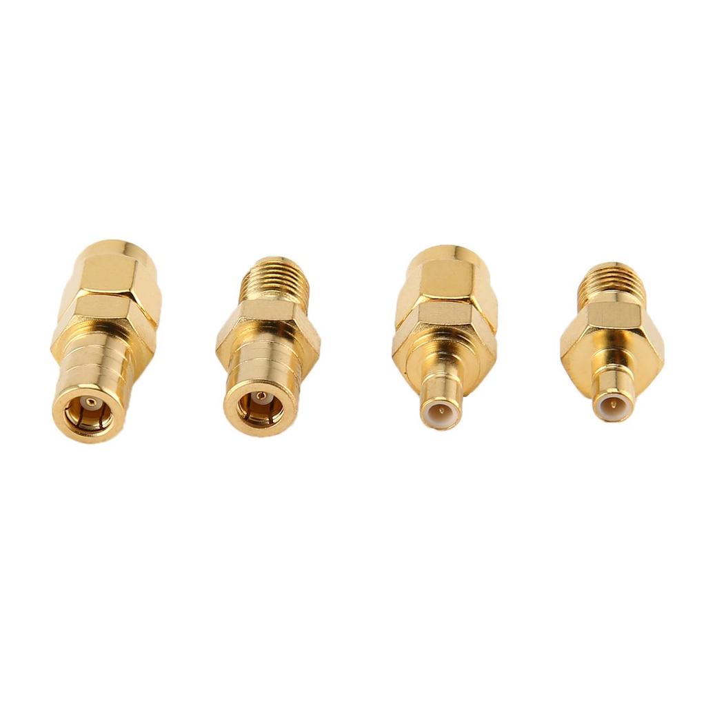4 RF Connector SMA to SMB Male//Female Adapter Set for Coaxial Cable DAB Antenna