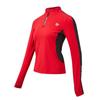 Women's Quick-Dry Long Sleeve Half-Zip Color Block Running Top