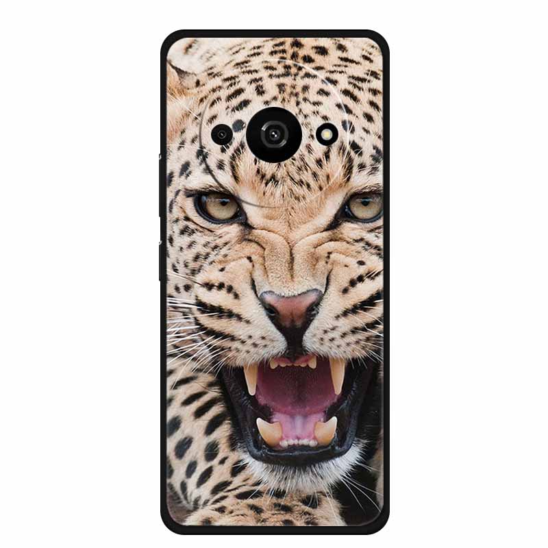 For Xiaomi Poco C61 Case Cool Animal Soft Silicone TPU Phone Case Back Cover for PocoC61 Shockproof Lovely Cat Protective Cover