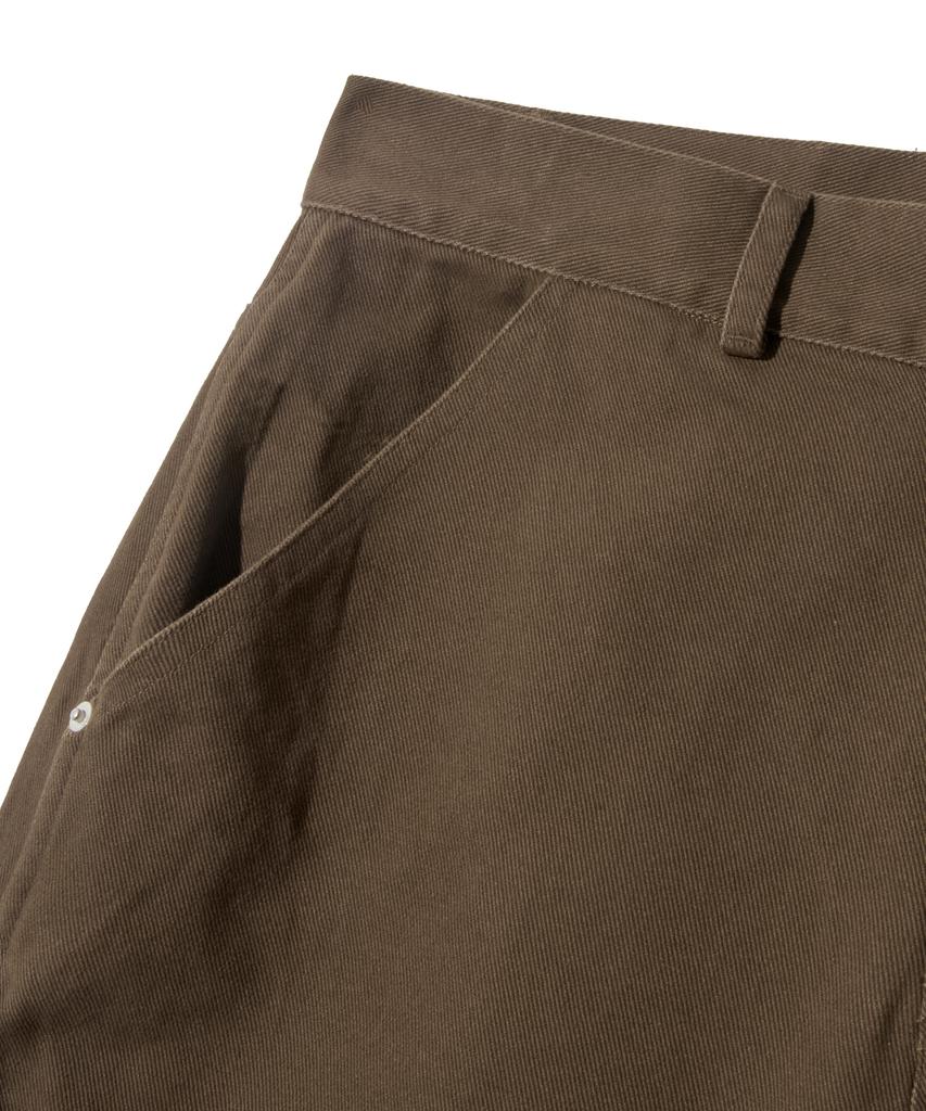 FILLUMINATE Twill Cotton Bermuda Shorts - Brown