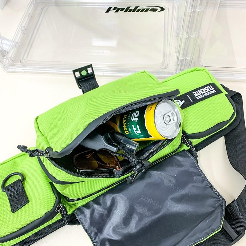 Women Sports Chest Bag Men's Riding Waist Bag Outdoor Large Capacity Water Kettle Bag