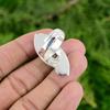 Natural Black Rutilated Quartz Flower Stackable Ring Jewelry 925 Sterling Silver