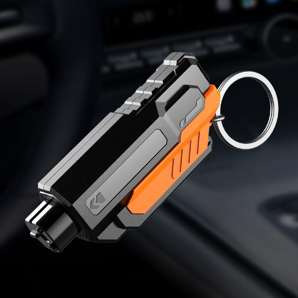 

Portable Car Window Breaker Hammer Emergency Escape Tool with Seatbelt Cutting Multi-Function Safety Device Rescue Hammer чорний
