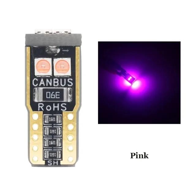 10Pcs T10 W5W 6SMD 3030 Super Bright LED Canbus No Error Car Interior Reading Dome Lights Auto Parking Lamp Wedg