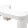Toilet Potty Foot Stool Prevent Slipping Improve Posture PP Squatting Potty Stool for Office White