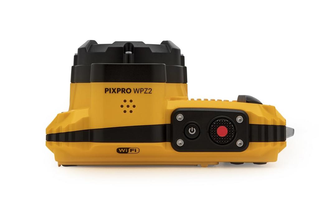 Appareil photo numérique compact Kodak PIXPRO KODAK WPZ2 2025 domestique, étanche à la poussière et aux chocs, mode CALS, 16 millions de pixels, zoom optique 4x, jaune SD