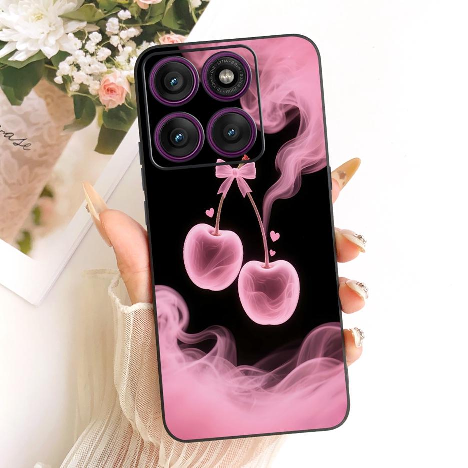 For Motorola Edge 60 Fusion Case Edge60 S Luxury Candy Painted Cover Soft Silicone Case For Motorola Edge 60 Pro Edge60 5G Shell