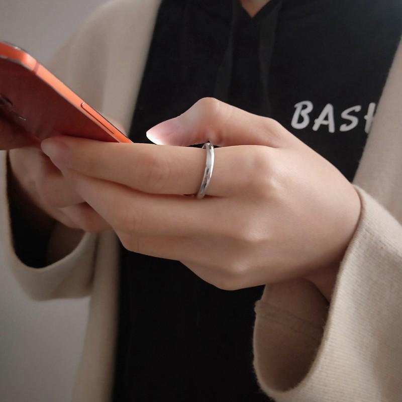 Women s Geometric Oval Hollow Adjustable Fashion Ring - Stackable, Trendy  Versatile Index Finger Jewelry Open Adjustable