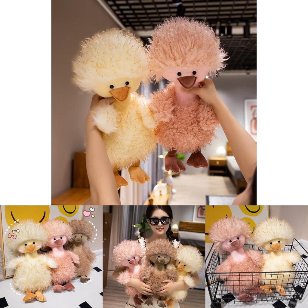 Adorable Yellow Plush Duck Toy Soft And Cuddly Stuffed Animal For Kids And Collectors