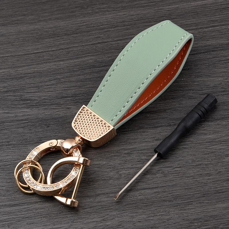 Sleek Car Keychain Pendant for Men & Women - Creative Keyring Waist Hanging Ornament Gift