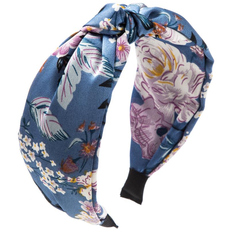 Pretty Colorful Rainbow Striped Cloth Knotted Headbands for Women Girls Daily Shopping Party Holiday Head Hoop Accessories