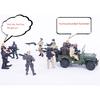 Berry President Army Men, Army Action Figures, 4 Inches Military Action Figures, Army Combat SWAT Soldier Action Figures Toys for 4 5 6 7 8 9 10 Year
