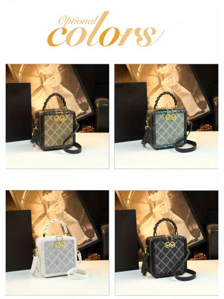 2025 Hong Kong Diamond-Studded Princess Diana Luxury Handbag - Women's Versatile, Fashionable Small Bag