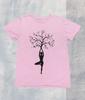 Woman Yoga Tree T Shirt %100 Premium Cotton Unisex T-Shirt
