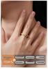 S925 Sterling Silver Moissanite Snake Bone Ring - Women's Classic Luxury Design