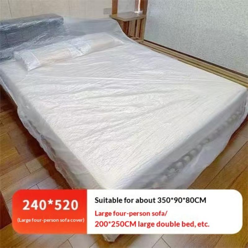 Disposable Furniture Dust Protector Extra Thick Waterproof Flexible Tear Resistant for Moving Renovation Painting Home Use