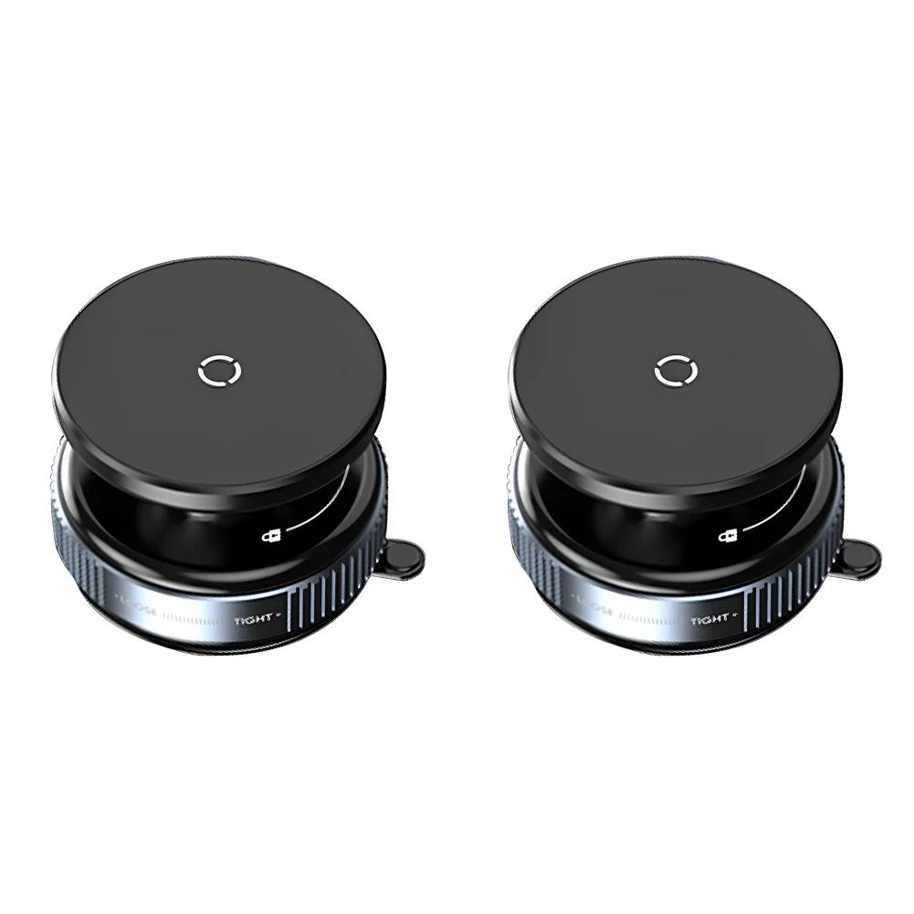 360° Rotatable Vacuum Magnetic Suction Cup Car Phone Holder for Magsafe For Iphone 12 13 14 15 16 Magnetic Attraction Phone Hold