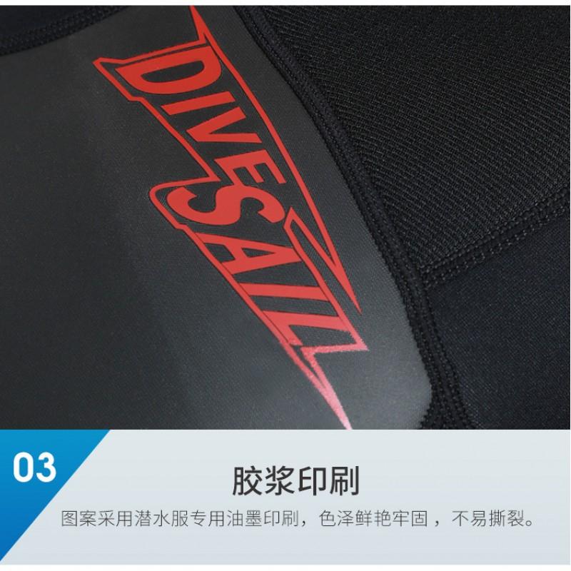 3MM Diving Suit SCR Neoprene One-piece Thermal Thickened Cold-proof Snorkeling Surfer