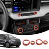 Trim Ring Knob Circle A/C &Audio Volume Knob Aluminum Alloy Corrode Or Peel