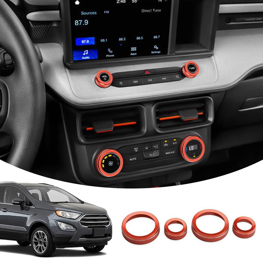 Trim Ring Knob Circle A/C &Audio Volume Knob Aluminum Alloy Corrode Or Peel