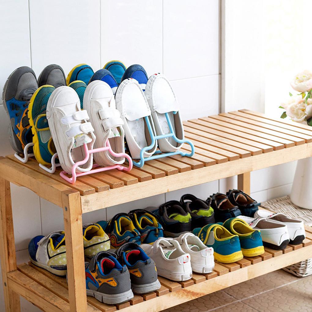 Multifunctional Children Shoes Stand Hanger Drying Rack Plastic Shoes Hanging Storage