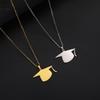 Cazador University Graduation Bachelor Cap Necklaces for Women Men Stainless Steel Anniversary Gift Necklace Jewelry 2026 New