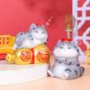 Funny Mini Resin Doll Supremo Cat Cartoon Cat Ornaments Supremo Cat Ornament  Kids Gift