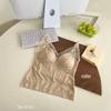 Women's V-Neck French Lace Camisole: Push-Up, Supportive Cups, Beautiful Back Design, Breathable, Anti-Exposure