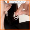 925 Sterling Silver Vintage Earrings For Women Trendy Simple Geometric Chain Earring Jewelry Prevent Allergy Party Accessories