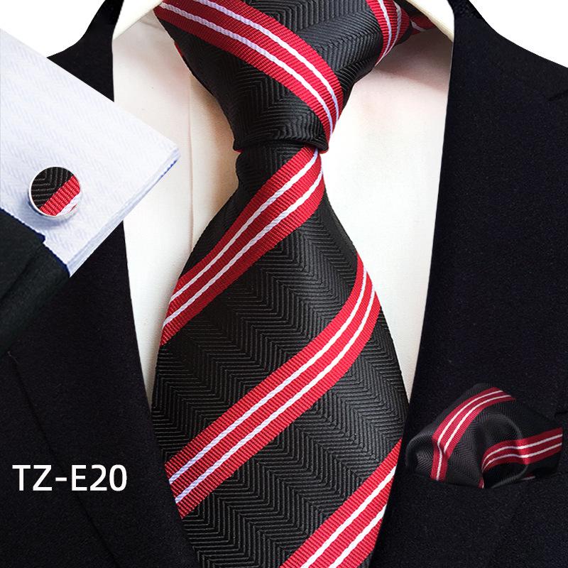 Paisley Waist Flower Men's Tie, Pocket Square, and Cufflinks Set - 2025 Edition