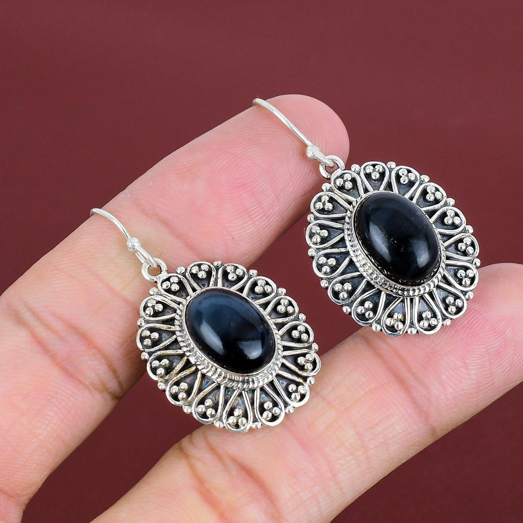 Pietersite Earring Handmade Jewelry Vintage Gemstone Earring 925 Sterling Silver Earring Unique Jewelry Healing Stone Earrings Gifts For Her