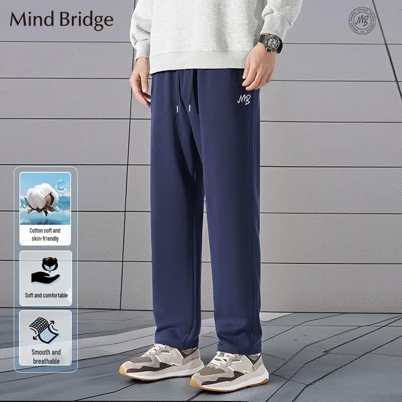 

Mind Bridge Men s Versatile Straight-Leg Casual Trousers 2XL
