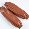Thick Wear-Resistant Waterproof PU Leather Arm Sleeves for Adults - Oil-Proof Dishwashing and Kitchen Cuffs, Plus Size Available.