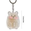 Pet Lover Gift Hamster Hair Keepsakes Keychain Reusable Acrylic Bottle Hangs On Bags Backpacks Jewelry