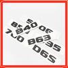 Glossy Black Letters Emblem for Mercedes Benz 550G 4X4 850 550 D35 B40 D6S B63 Brabus G Car Fender Trunk Rear W464 Logo Sticker