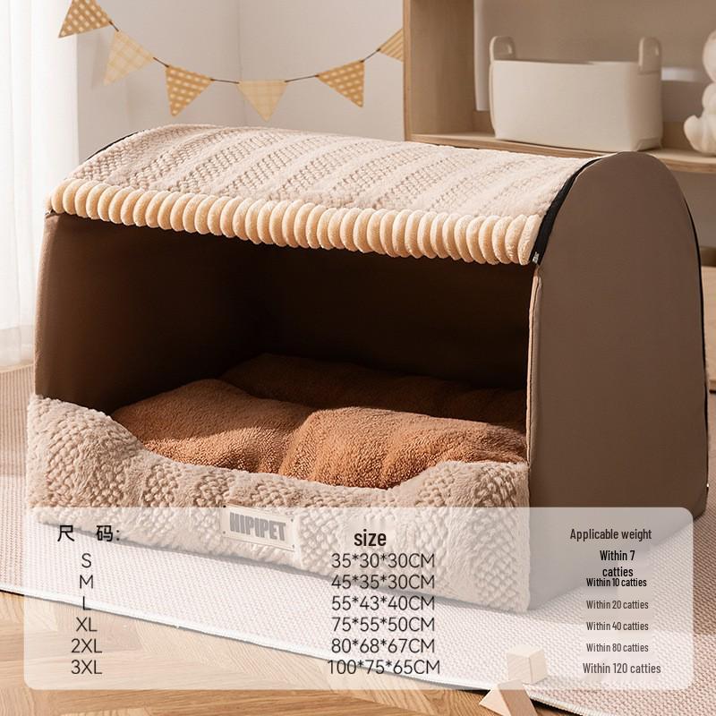 Autumn & Winter Deep Sleep Pet Bed for Large Dogs & Cats
