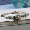 Broken Bridge Ceramic Floral Handmade Bracelet - Women's Fashion Jewelry