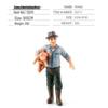 Cross-Border Farm Scene Worker Doll: Female Farmer with Shovel Ornament for Model Landscaping