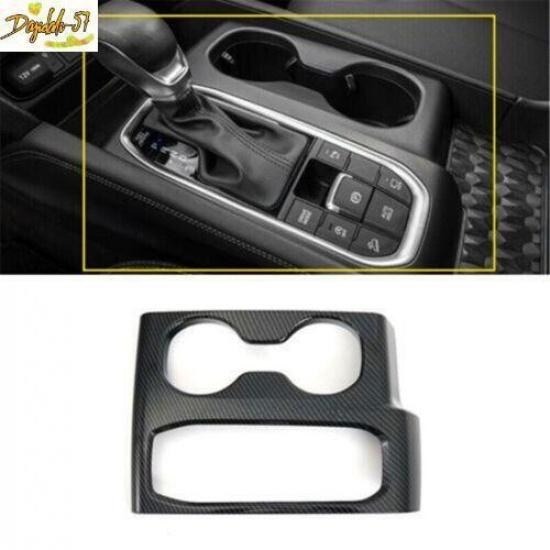 Carbon Fiber Car Interior Gear Panel Trim Cover For -20 Hyundai Santa New