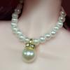 2Pcs Diy Decoration Antique Doll Earrings Accessories For 30Cm/60Cm Doll Ear Studs Earrings Pearl Necklace Toys