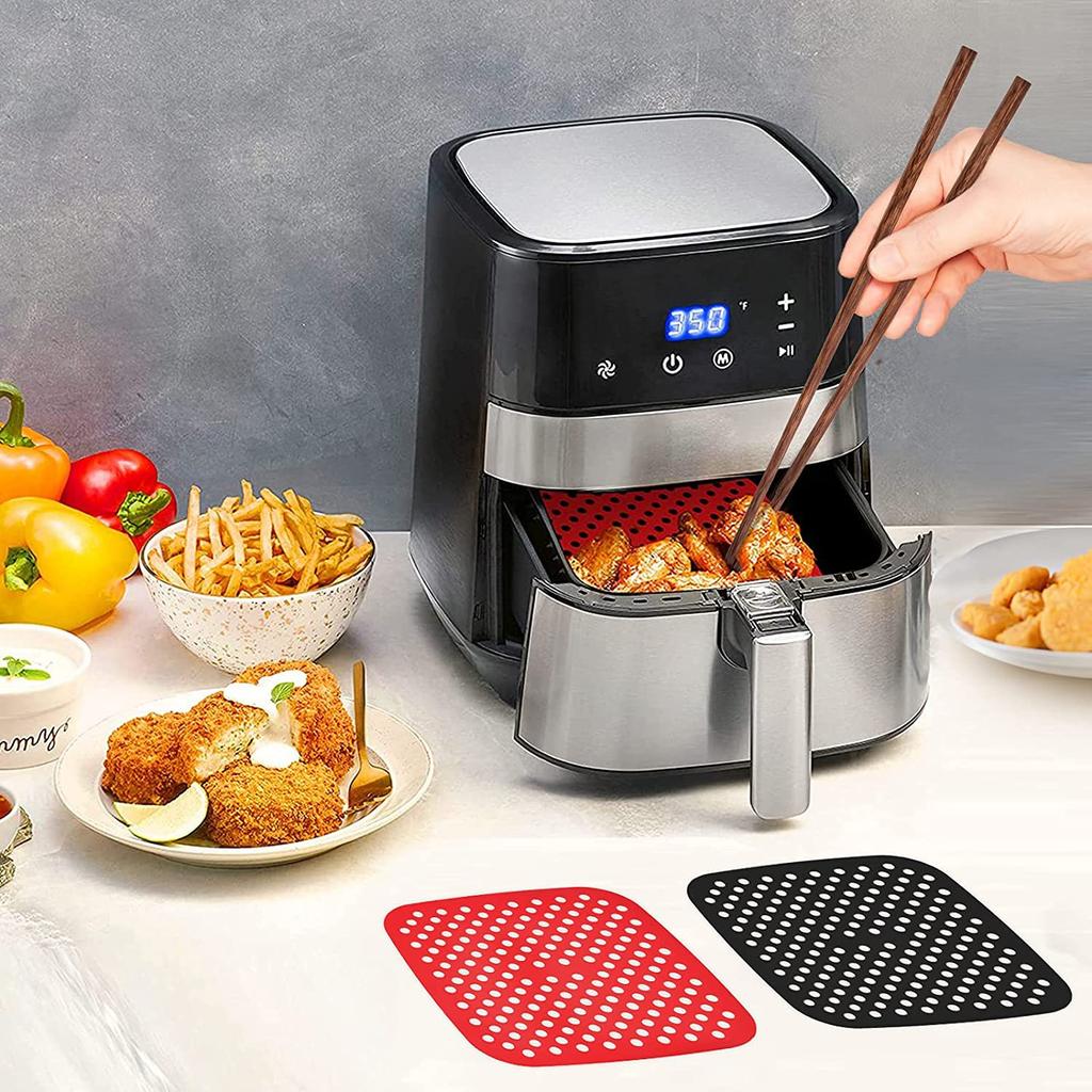 Opakovaně použitelná silikonová podložka do horkovzdušné fritézy Nepřilnavá podložka do napařovače Vnitřní vložka na pečení Podložka na vaření Cukrářské nástroje Kuchyňské pečicí nádobí Olejová podložka
